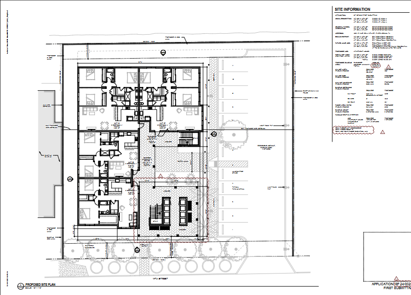 Uploaded site plan sheet